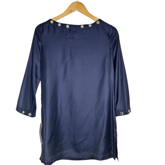NWT Dana Buchman 100% Silk Tunic Top - Picture 5 of 9